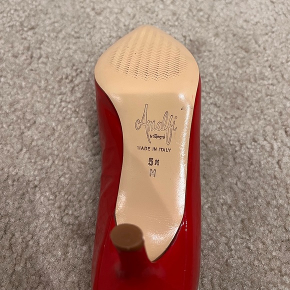 Amalfi by Rangoni Italian Red Shoes - Picture 6 of 11